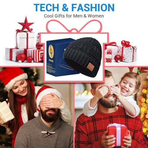 EverPlus Regalo Uomo V5.0 Bluetooth Gorra Gadgets Originales Sombrero Bluetooth con Altavoces Estéreo Inalámbricos Auricular, Regalos Amigo Invisible, Regalos Originales para Hombre&Mujer