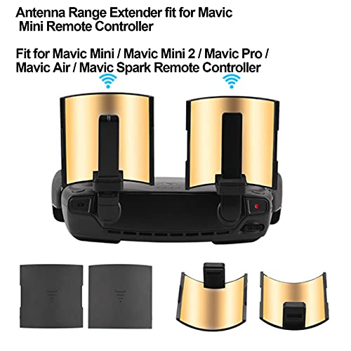 Extensor de Rango de Antena, 1 Par de Control Remoto de Drones Extensor de Rango de Antena Amplificador Potenciador de Señal Compatible con FIMI X8 Mini