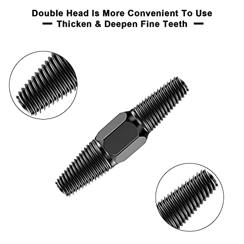 Extractor de Pernos de Tornillo Roto de Tubo de 1/2 3/4 de Uso de Cabezal Doble Tornillo de Rosca Defectuoso Dañado Extractor de Sujetadores Para Limpieza de Tuberías (1)