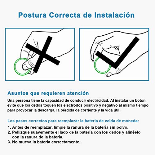 Extrastar Pilas Boton CR2032 3V 20 Piezas