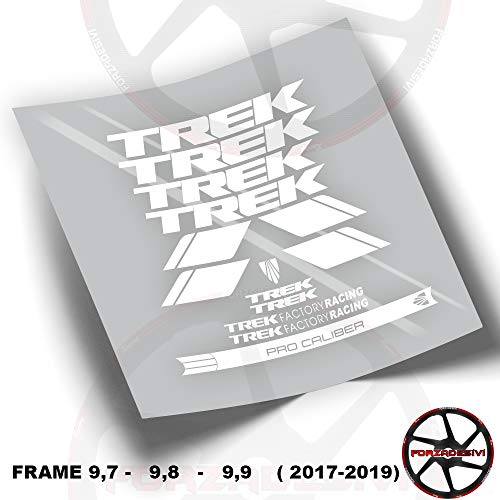 FA200 Pegatinas Cuadro Trek PROCALIBER 9,7 9,8 9,9 2017-2019 (Blanco)