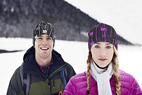 Fairy Tale Shop Knit Hat Outdoor Winter Cycling Caps Windproof Warm Hats Sport Riding Bicycle Beanies Skiing Accessories Snowboard Headwear Women Men_3-02_One Size