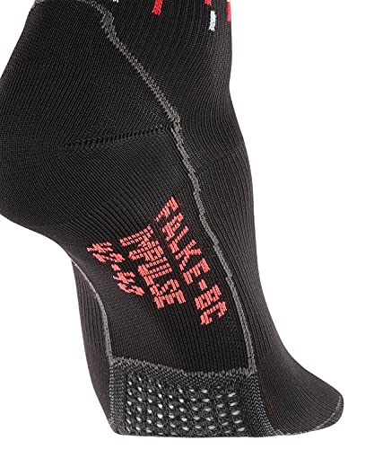 Falke Calcetines de ciclismo BC Impulse, material funcional unisex, color blanco y negro, transpirables, para deporte, antiburbujas, secado rápido, extra ligeros, acolchados, 1 par