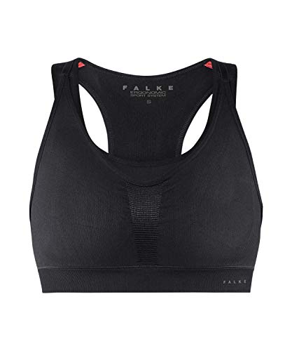 Falke Sport BH Cross Back Sujetador Deportivo, Mujer, Negro, XS