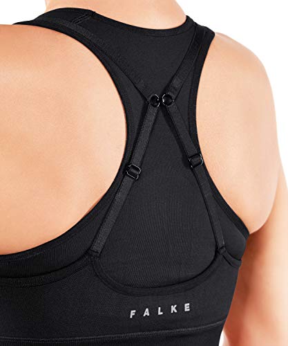 Falke Sport BH Cross Back Sujetador Deportivo, Mujer, Negro, XS