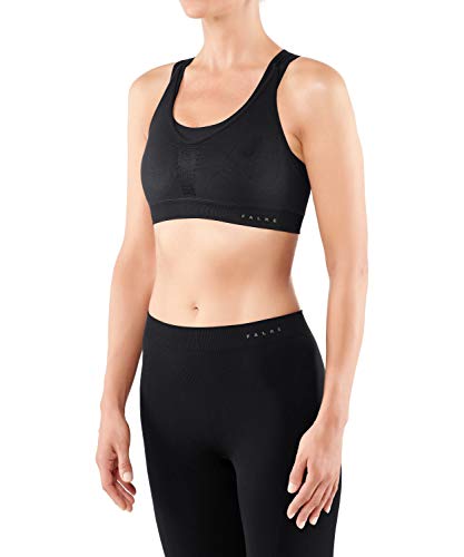 Falke Sport BH Cross Back Sujetador Deportivo, Mujer, Negro, XS