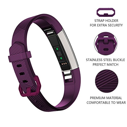 FatcatBand Correa para Fitbit Alta HR y Fitbit Alta, Edición Especial Soft Silicona Deportes Recambio de Pulseras Ajustable Reemplazo Accesorios para Reloj Fitbit Alta HR y Fitbit Alta