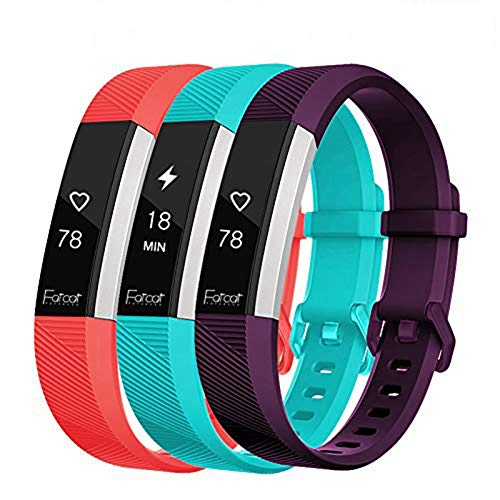 FatcatBand Correa para Fitbit Alta HR y Fitbit Alta, Edición Especial Soft Silicona Deportes Recambio de Pulseras Ajustable Reemplazo Accesorios para Reloj Fitbit Alta HR y Fitbit Alta