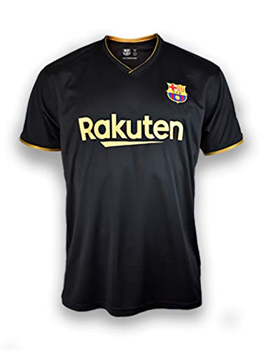 FC. Barcelona Camiseta Replica 2ª EQ. Temporada 20/21 Adulto - Producto con Licencia - 100% Poliéster – Dorsal Liso - Talla XL