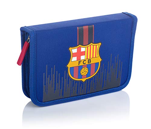 FC Barcelona Estuche sin Accesorios, 2 Compartimentos, FC-235 Barcelona Barca Fan 7 Estuche, 20 cm, 503019002