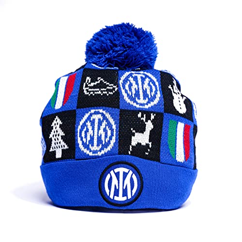 F.C. Inter Inter Xmas Beanie 2021 Gorro, Turquesa, Talla única Unisex Adulto