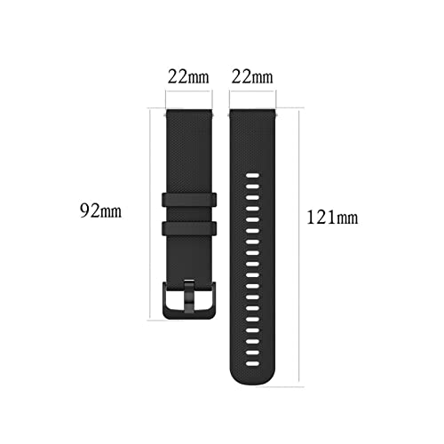 FEFD Reloj de reemplazo Correa de Banda for Garmin Venu 2S 2 Venu2 Venu2S Moda SmartWatch Sofá Silicona Sports Sport Strap (Color : 10, Size : Venu 2S)