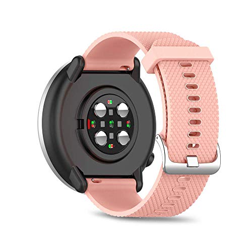 Ficocean Correa de Reloj Compatible para Polar Ignite, Pulsera de Silicona Brazalete de Repuesto Banda de Deportes Correa de Muñeca para Polar Ignite (Rosa, S)