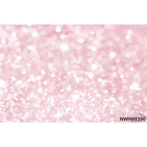 Fiesta de cumpleaños Photophone Light Bokeh Glitter Polka Dots Baby Shower Recién Nacido Retrato Fotografía Telones de Fondo Fondos A19 10x10ft / 3x3m