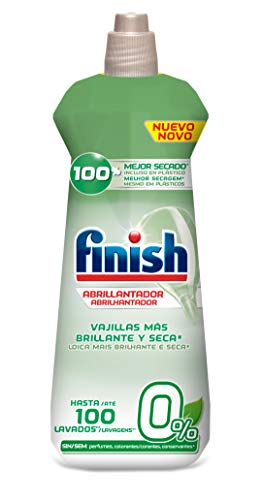 Finish 0% Abrillantador para lavavajillas - formato 400 ml - 100 lavados