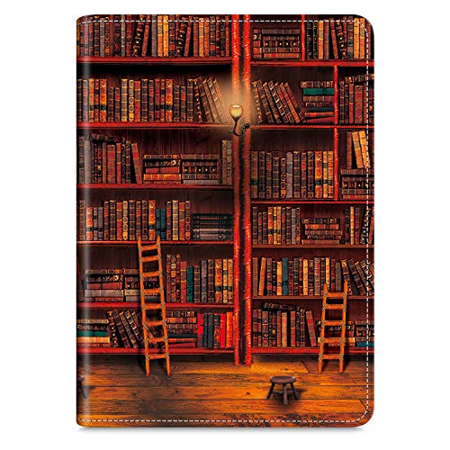 FINTIE Folio Funda para 6" Kindle Paperwhite (10.ª Generación, 2018/Toda la Vieja Generación 2012-2017)- Estilo de Libro Carcasa Antichoque con Función de Auto-Reposo/Activación, Biblioteca