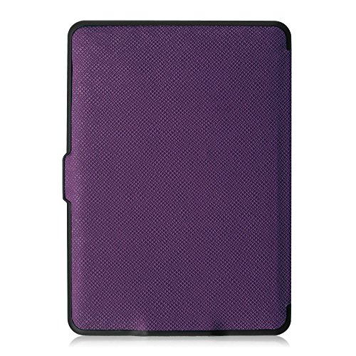 FINTIE SlimShell Funda para 6" Kindle Paperwhite (Modello 2012-2017) - La Más Delgada y Ligera Carcasa con Función de Auto-Reposo/Activación (No se Adapta a 10.ª generación 2018),Violeta