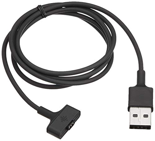 Fitbit Ionic Cable de Carga, Unisex Adult, Black, One