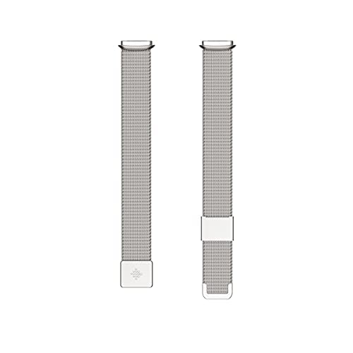 Fitbit Luxe, One Size Accessory Band, Unisex-Adult, Platinum Gold Metal Mesh