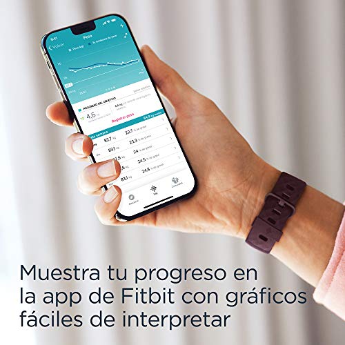 Fitbit Sense - Smartwatch avanzado de Salud con Herramientas avanzadas de la Salud del corazón + Fitbit Aria Air Scales Black, Unisex-Adult, One Size