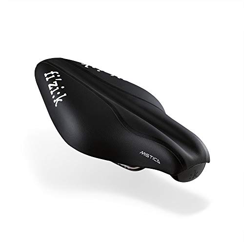 Fizik Transiro Mistica K:ium - Sillín de Bicicleta Unisex para Adulto, Color Negro y Blanco