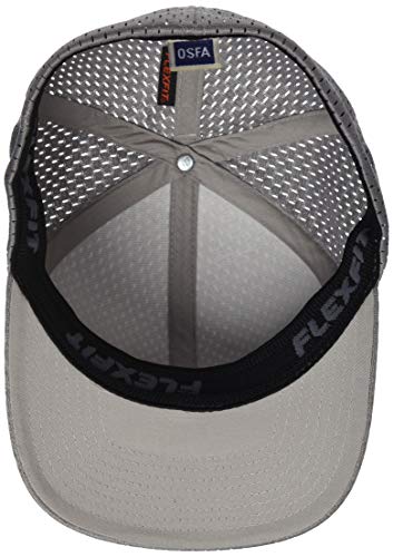 Flexfit Athletic Mesh Gorra, Plata, Talla única Unisex Adulto