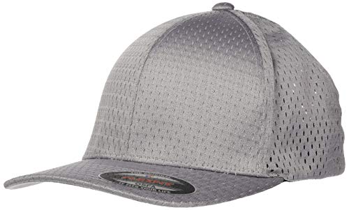 Flexfit Athletic Mesh Gorra, Plata, Talla única Unisex Adulto