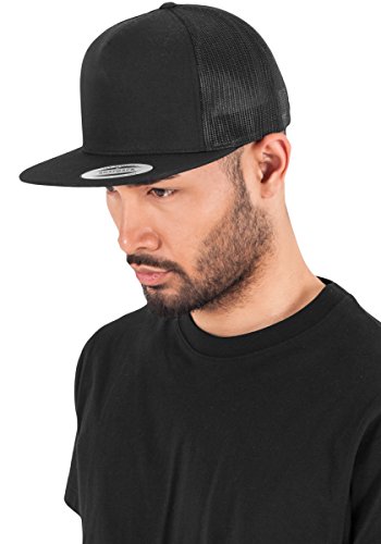 Flexfit Snapback - Gorra de béisbol, Talla única, Color Negro