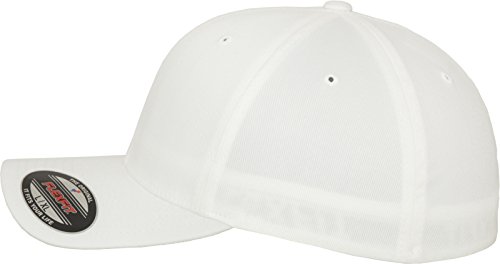 Flexfit Wooly Combed Gorra de béisbol para Unisex adulto, Blanco (white), XXL