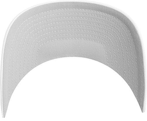 Flexfit Wooly Combed Gorra de béisbol para Unisex adulto, Blanco (white), XXL