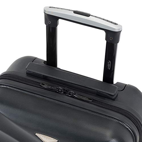 Flight Knight Maleta De Mano 55x35x20 cm Compatible con Vueiling, Iberia, RyanAir, Easyjet, Air Nostrum, Air Europa Entre Muchas Otras! Maleta Cabina 2 Ruedas ABS Maleta Trolley Ligera