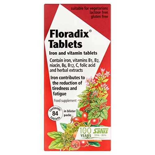 Floradix Hierro comprimidos 84 por paquete