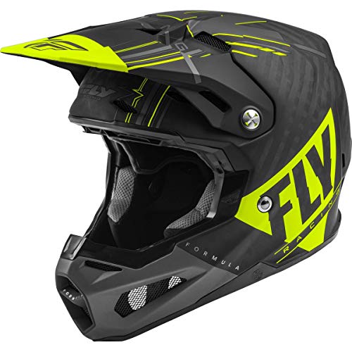 Fly 73-4412L Racing 2020 Formula Vector Motocross Casco L Mate Hi-Vis Gris Negro