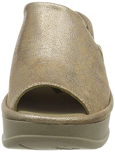 FLY London Jamb864fly, Mules Mujer, Dorado (Luna 014), 40 EU