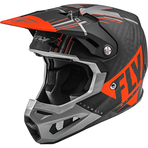 Fly Racing 2021 Formula Carbon Casco - Vector (XXL) (naranja/gris/negro)