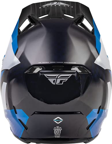 Fly Racing Casco Formula Carbon Prime 2022 (Azul/Blanco/Azul Carbono, XXL: