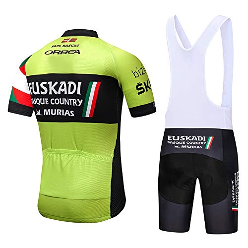 FMHAO Maillot de Ciclismo Suave y Transpirable con Ropa de Bicicleta de Manga Corta