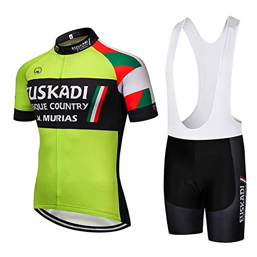 FMHAO Maillot de Ciclismo Suave y Transpirable con Ropa de Bicicleta de Manga Corta