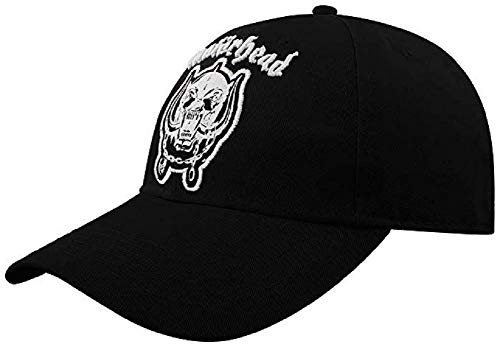 for-collectors-only Motörhead - Gorra de béisbol con logotipo bordado