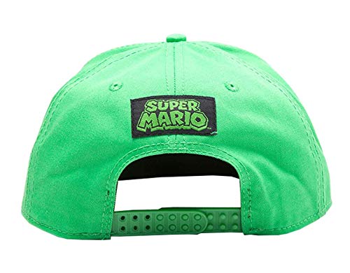 for-collectors-only Super Mario Cap Luigi Gorro L Original Nintendo Snapback Gorra Gorra