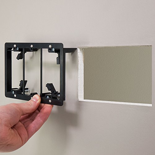 Fosmon Low Voltage [3-Gang] Wall Plate Mounting Bracket para Cables y Wires