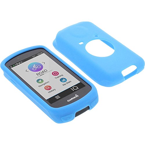 foto-kontor Funda para Garmin Edge 1030 Protectora Silicona Carcasa protección Azul