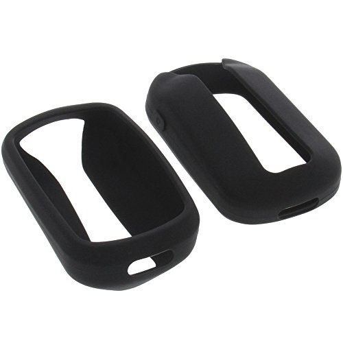 foto-kontor Funda para Garmin eTrex Touch 25 eTrex Touch 35 Protectora Silicona Carcasa protección Negra