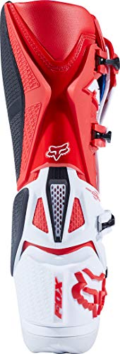 Fox Instinct 2.0 - Botas de esquí (talla 12), color blanco y rojo