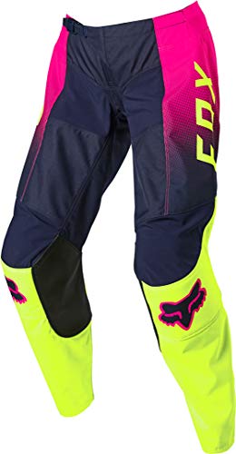 Fox Racing Pantalones de motocross para niños 180, amarillo fluorescente - VOKE, 28