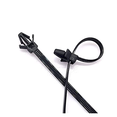 FPZHONG® Coches Monte Alambre Tie Clip Lanzable Nylon Tie Wrap Wrap Cable Sujeción Clips Autobloqueo Plastic Zip Lazo 1 0pcs