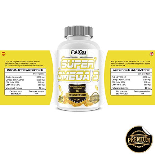 FullGas - OMEGA 3 180 Softgel