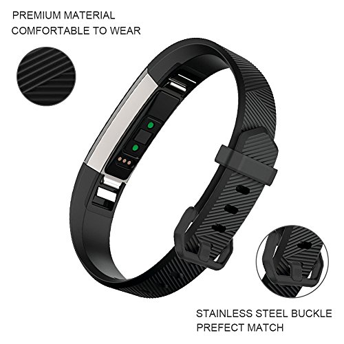 FunBand Correa para Fitbit Alta HR y Fitbit Alta, Edición Especial Soft Silicona Deportes Recambio de Pulseras Ajustable Reemplazo Accesorios para Reloj Fitbit Alta HR y Fitbit Alta