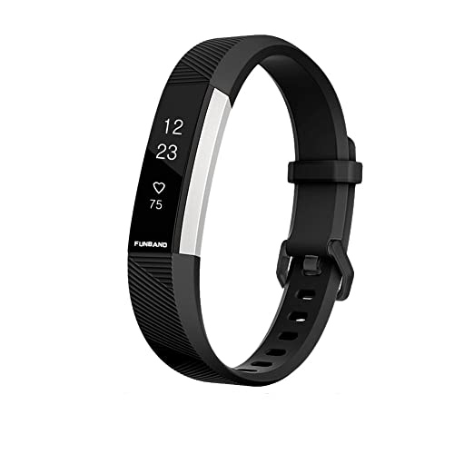 FunBand Correa para Fitbit Alta HR y Fitbit Alta, Edición Especial Soft Silicona Deportes Recambio de Pulseras Ajustable Reemplazo Accesorios para Reloj Fitbit Alta HR y Fitbit Alta