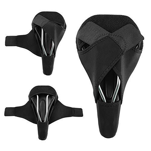 Funda de Asiento de Bicicleta Cómodo sillín cubierta Ciclismo tapiz de asiento del amortiguador de asiento de la bici pieza de la bici de la cubierta de una silla para Bicicletas Estáticas de Ejercici